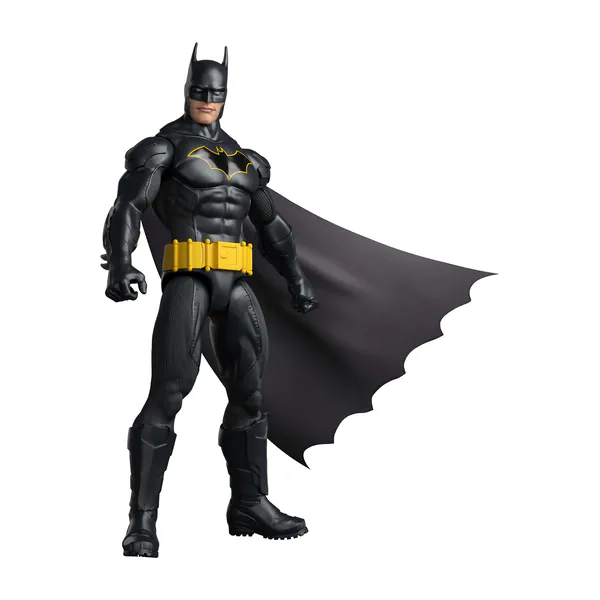 DC Comics DC Batman actiefiguur van 30 cm - Zwarte Batsuit met 7 beweegbare punten