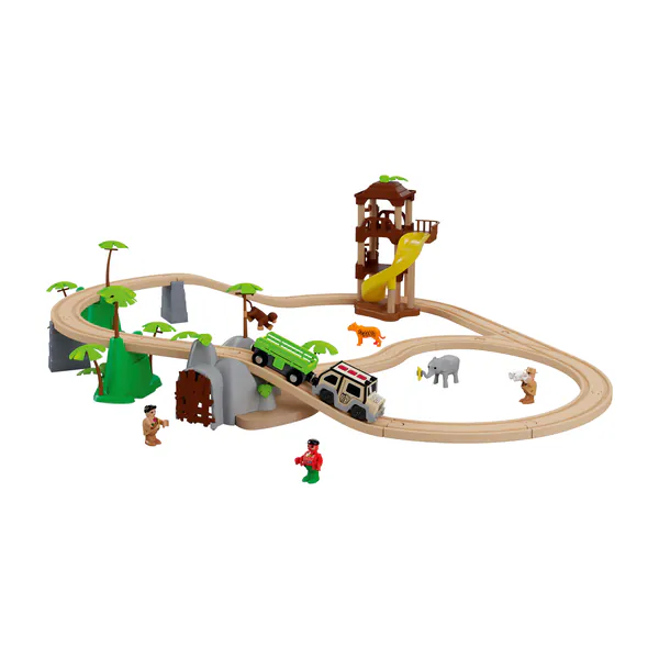 Playtive Houten treinbaan (Jungle)