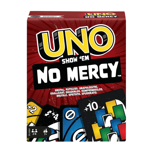 Mattel Games UNO Toon Geen Genade - UNO No Mercy - Kaartspel
