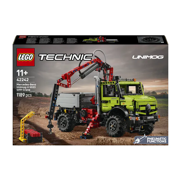 LEGO Technic Mercedes-Benz Unimog U 5023 met Kraan Speelgoed Vrachtwagen Bouwpakket voor Kinderen