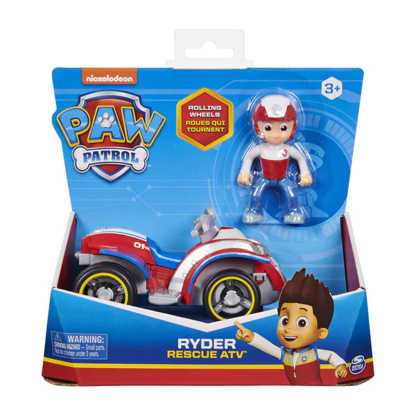 PAW Patrol - Ryder's Rescue ATV - speelgoedauto met speelfiguur