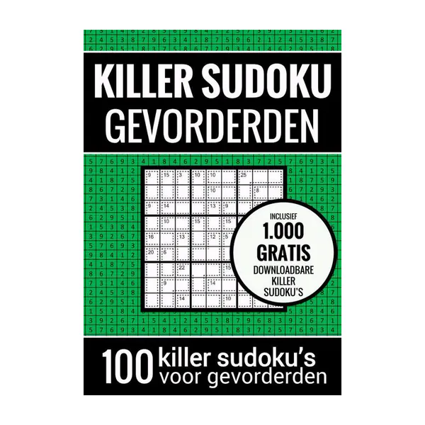 Sudoku Medium: KILLER SUDOKU - Puzzelboek met 100 Puzzels voor Gevorderden