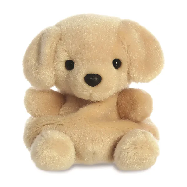 Knuffeldier labrador hond - pluche knuffel - beige - 13 cm - huisdier thema