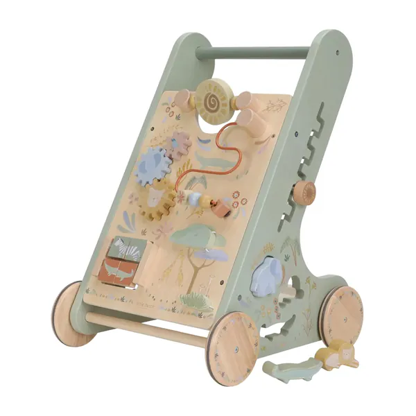 Little Dutch - Activiteiten Loopwagen - Safari Friends - Groen